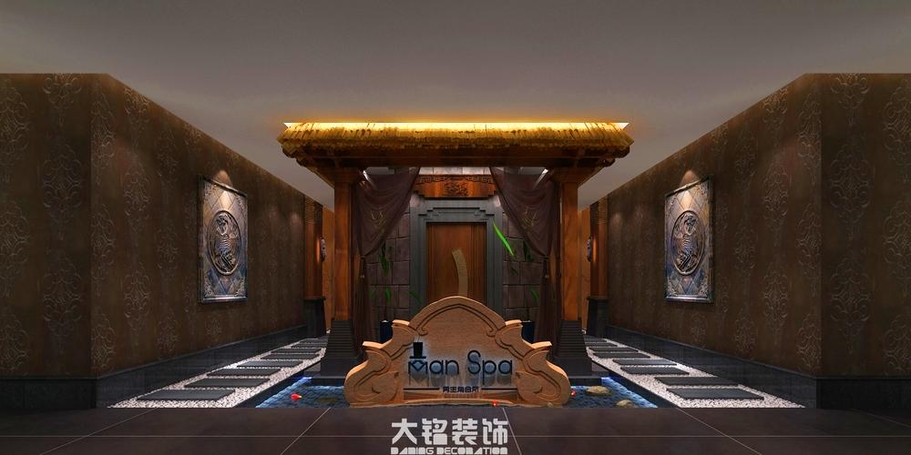 好的男士休闲中心，男士休闲大厅装修效果图